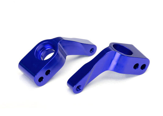 Stub Axle Carrier Alum Rstlr/Stmp/Bndt BLUE - Xtreme RC