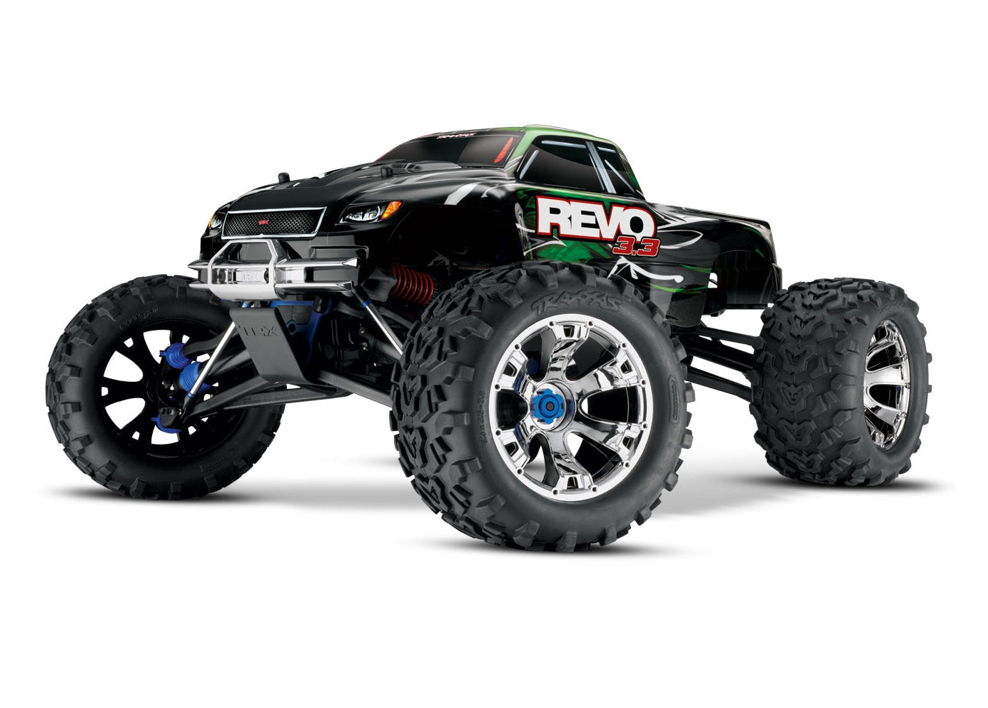 Traxxas Revo 3.3: 1/10 Scale 4WD Nitro-Powered Monster Truck - Xtreme RC