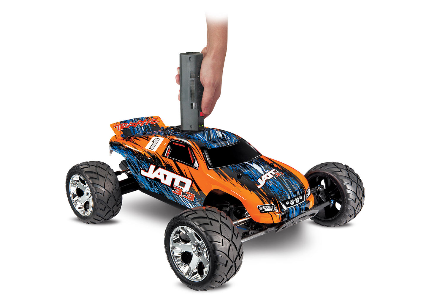 JATO 3.3 W/TSM, ORANGE/BLUE - Xtreme RC
