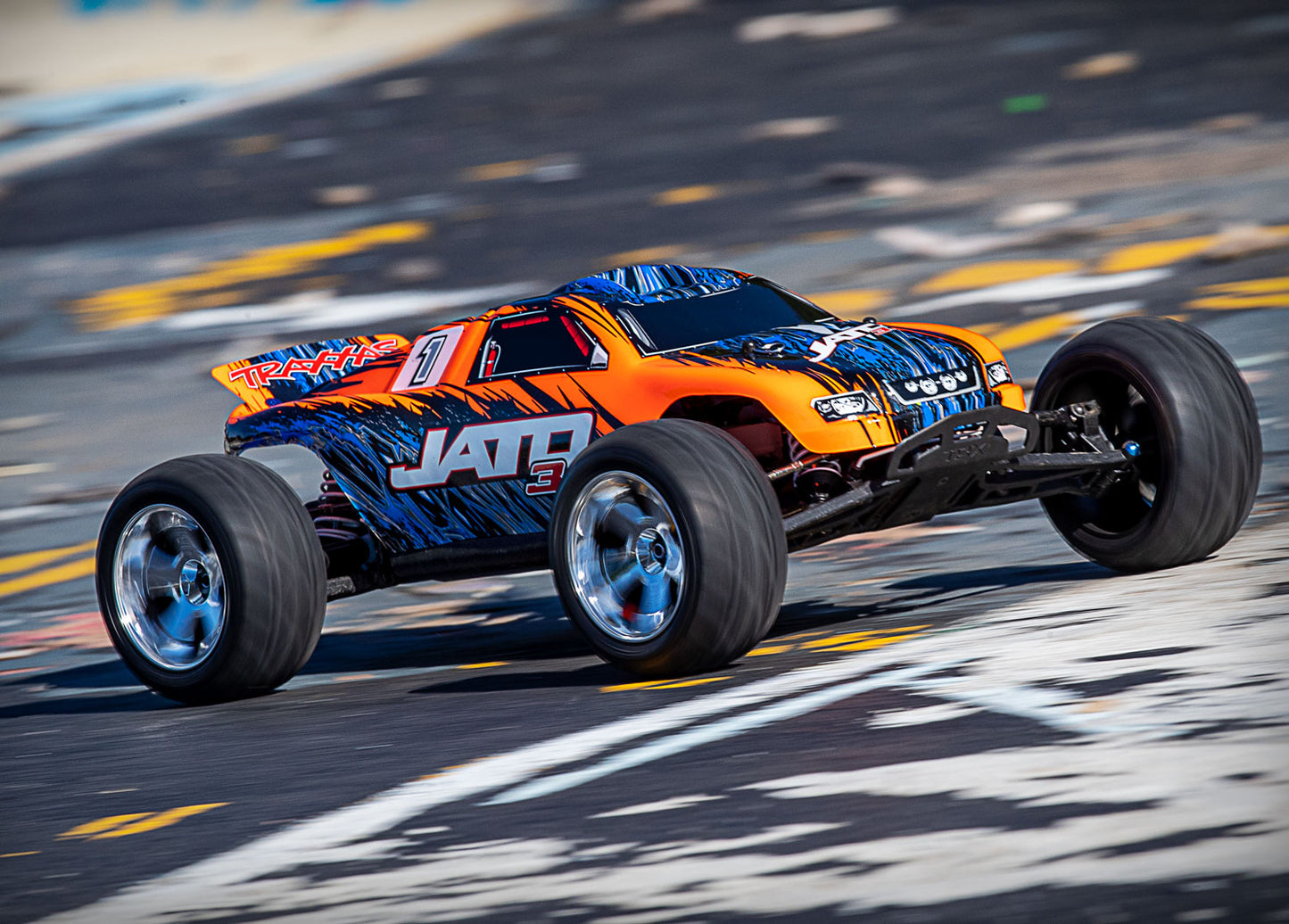 JATO 3.3 W/TSM, ORANGE/BLUE - Xtreme RC