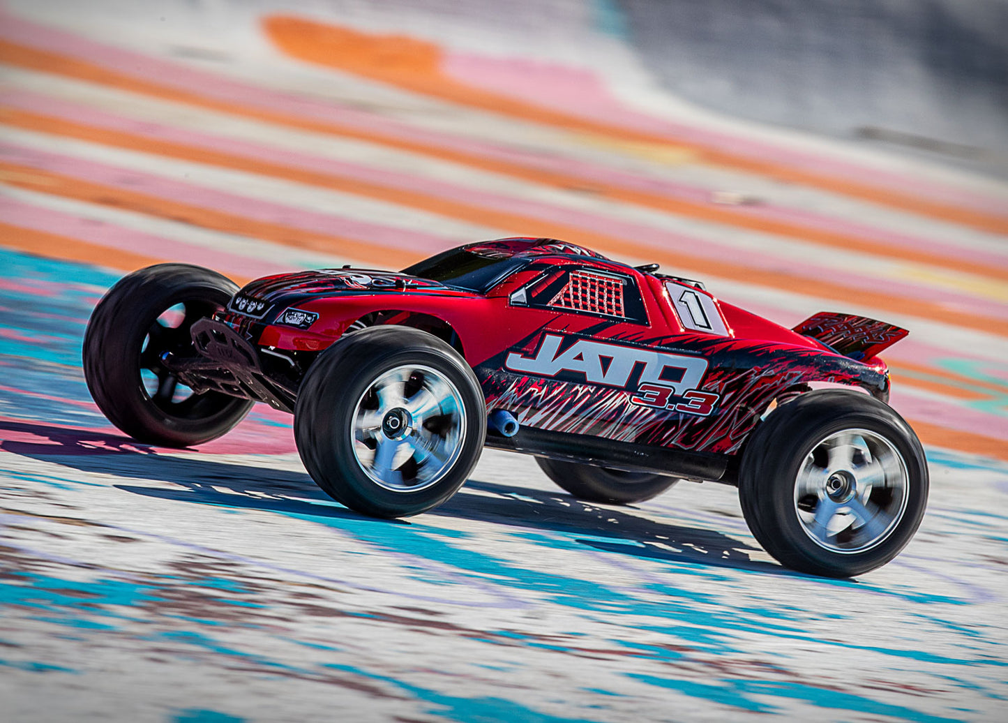 JATO 3.3 W/TSM, ORANGE/BLUE - Xtreme RC