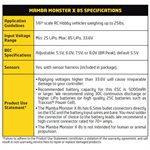 1/6 Mamba Monster X 8S 33.6V WP ESC 8A Peak BEC - Xtreme RC
