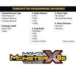 1/6 Mamba Monster X 8S 33.6V WP ESC 8A Peak BEC - Xtreme RC