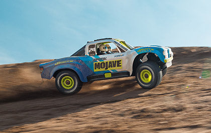 MOJAVE GROM 4x4 SMART Small Scale Desert Truck (Blue/White) - Xtreme RC