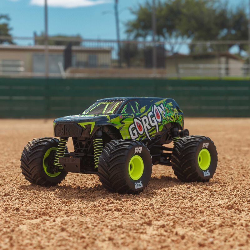 1/16 GORGON GROM 4X4 RTR Brushed Monster Truck (Battery & Charger Included), Yellow