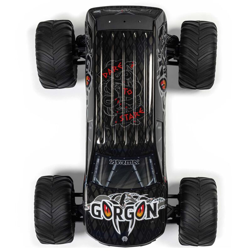 1/10 GORGON 2WD RTR Brushed Monster Truck (Battery & Charger Included), Gun Metal - Xtreme RC