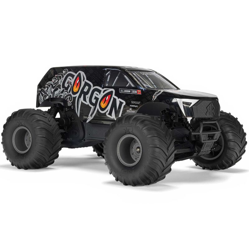 1/10 GORGON 2WD RTR Brushed Monster Truck (Battery & Charger Included), Gun Metal - Xtreme RC