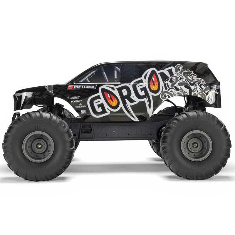 1/10 GORGON 2WD RTR Brushed Monster Truck (Battery & Charger Included), Gun Metal - Xtreme RC