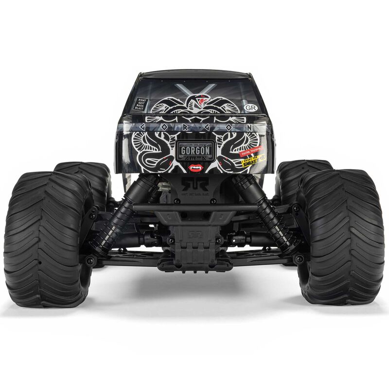 1/10 GORGON 2WD RTR Brushed Monster Truck (Battery & Charger Included), Gun Metal - Xtreme RC