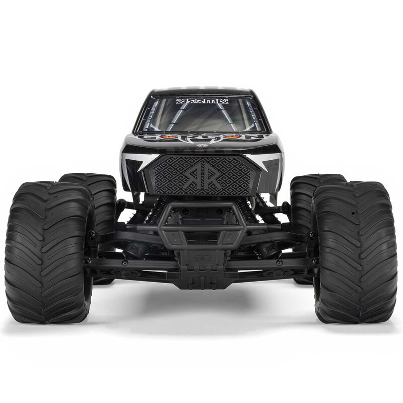 1/10 GORGON 2WD RTR Brushed Monster Truck (Battery & Charger Included), Gun Metal - Xtreme RC
