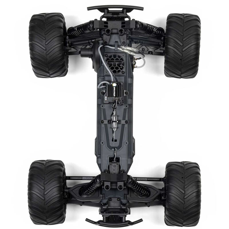 1/10 GORGON 2WD RTR Brushed Monster Truck (Battery & Charger Included), Gun Metal - Xtreme RC