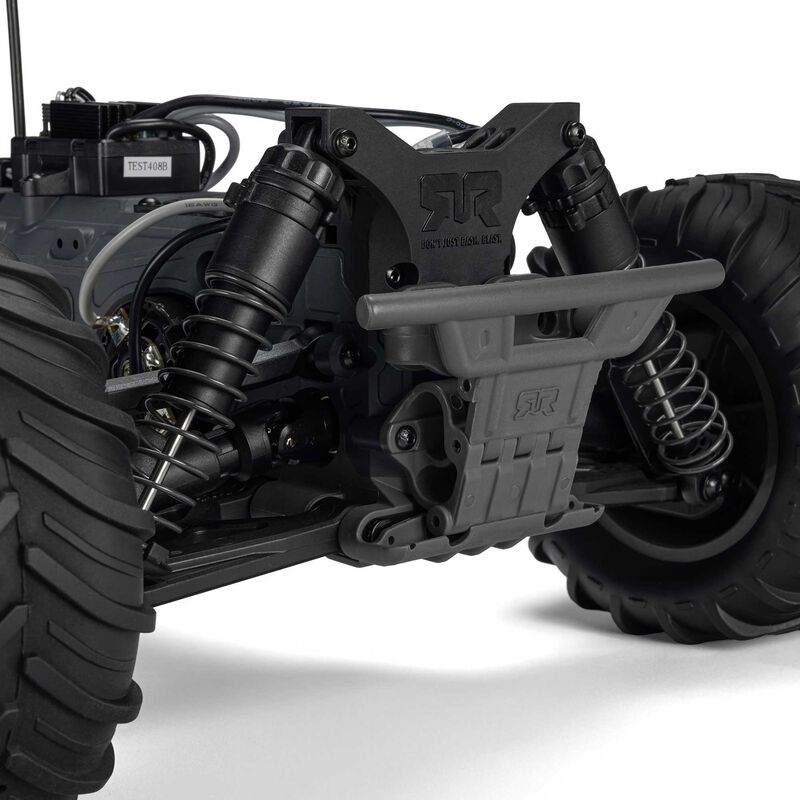 1/10 GORGON 2WD RTR Brushed Monster Truck (Battery & Charger Included), Gun Metal - Xtreme RC