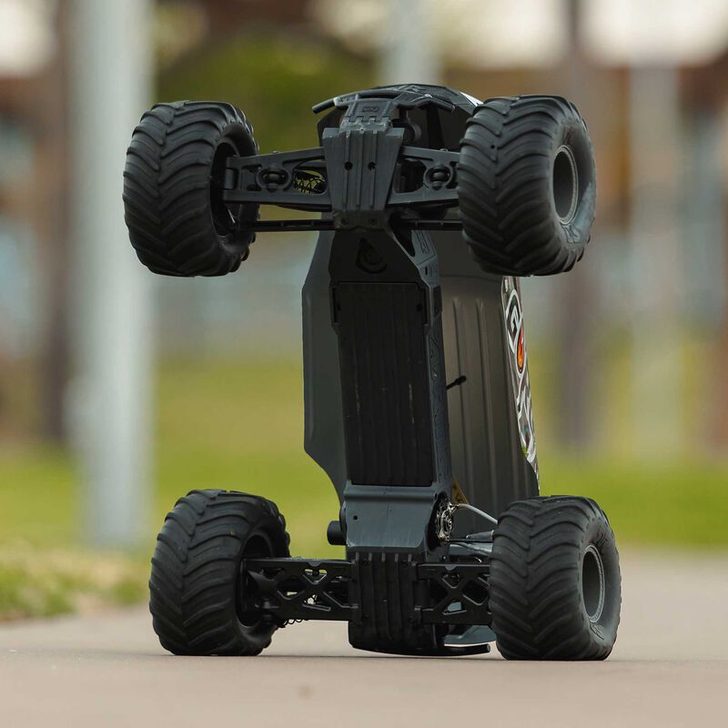 1/10 GORGON 2WD RTR Brushed Monster Truck (Battery & Charger Included), Gun Metal - Xtreme RC