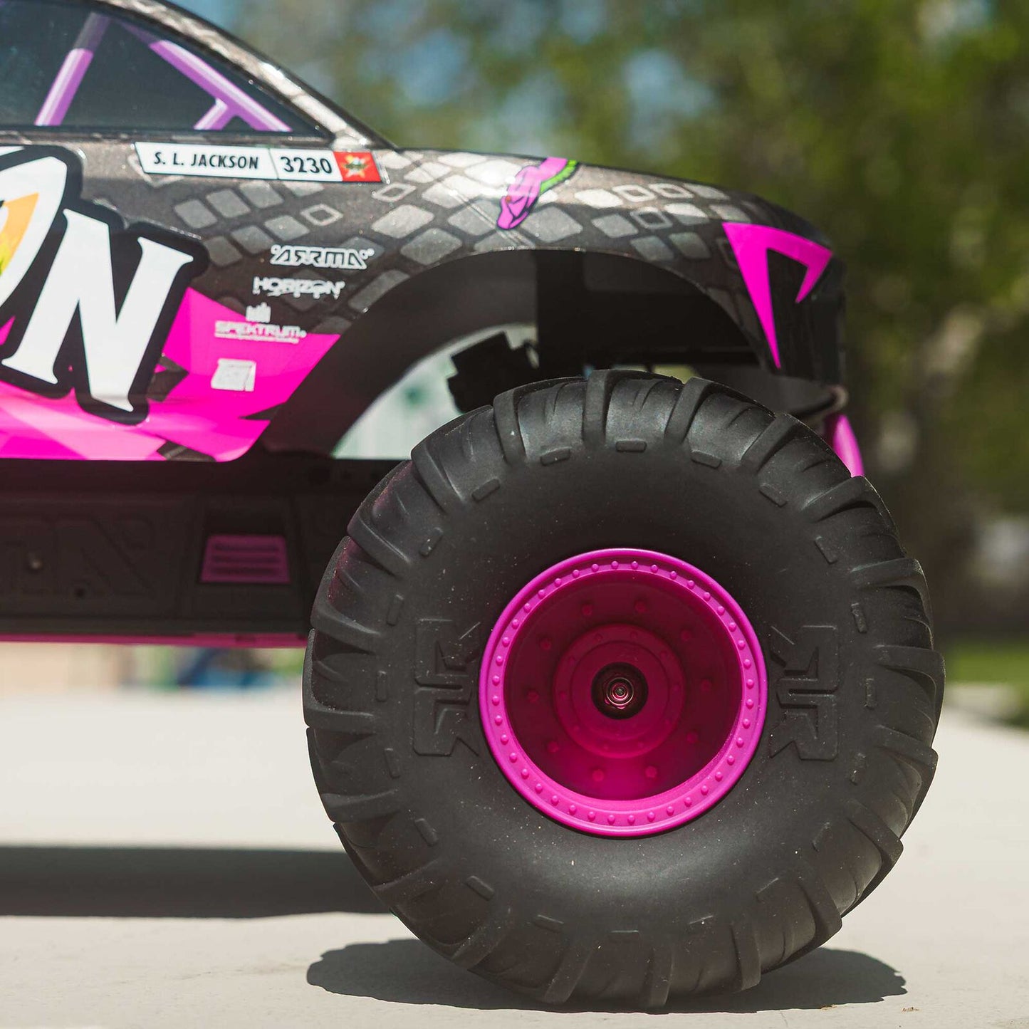 1/10 GORGON 2WD RTR Brushed Monster Truck (Battery & Charger Included), Purple - Xtreme RC