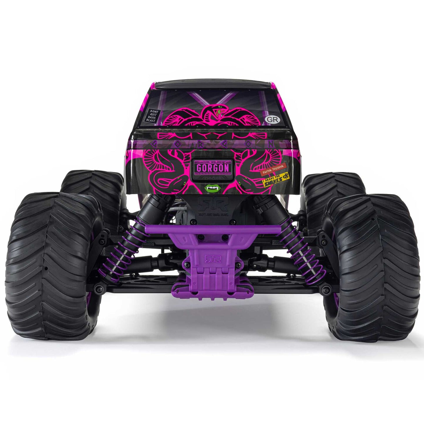 1/10 GORGON 2WD RTR Brushed Monster Truck (Battery & Charger Included), Purple - Xtreme RC
