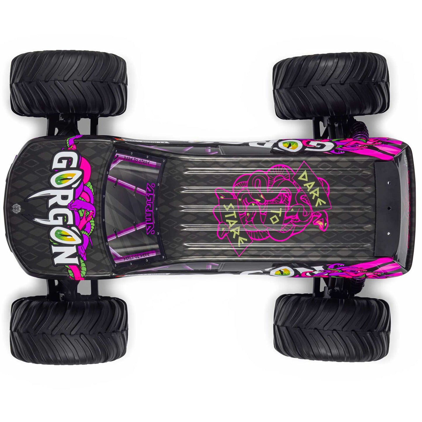 1/10 GORGON 2WD RTR Brushed Monster Truck (Battery & Charger Included), Purple - Xtreme RC