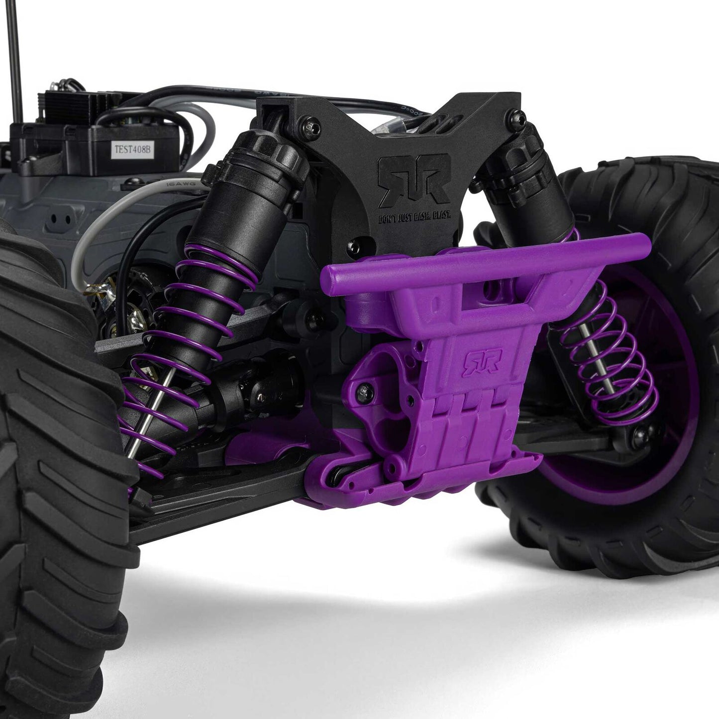 1/10 GORGON 2WD RTR Brushed Monster Truck (Battery & Charger Included), Purple - Xtreme RC