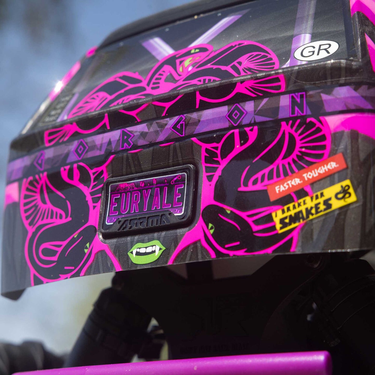 1/10 GORGON 2WD RTR Brushed Monster Truck (Battery & Charger Included), Purple - Xtreme RC