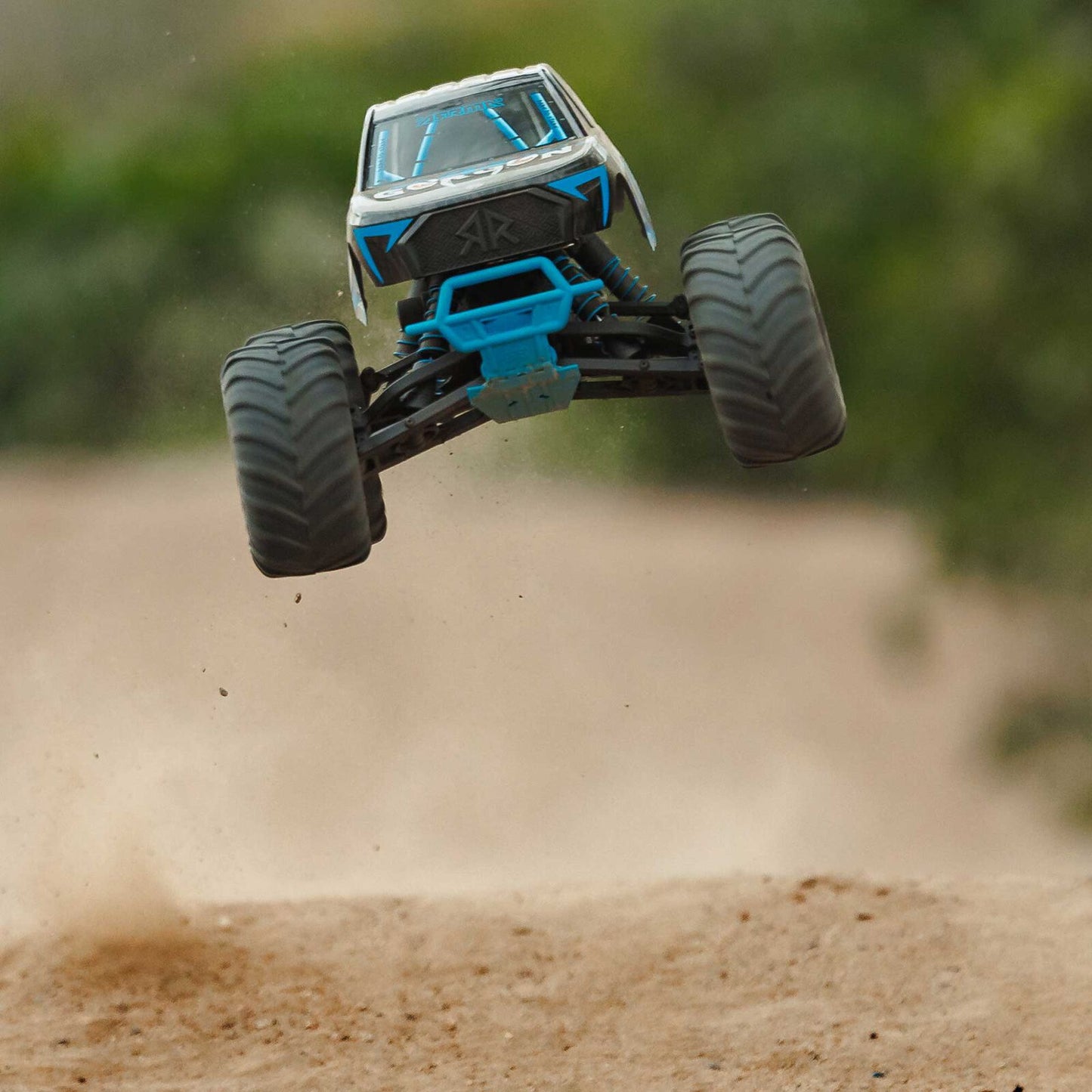 1/10 GORGON 2WD RTR Brushed Monster Truck (Battery & Charger Included), Blue - Xtreme RC
