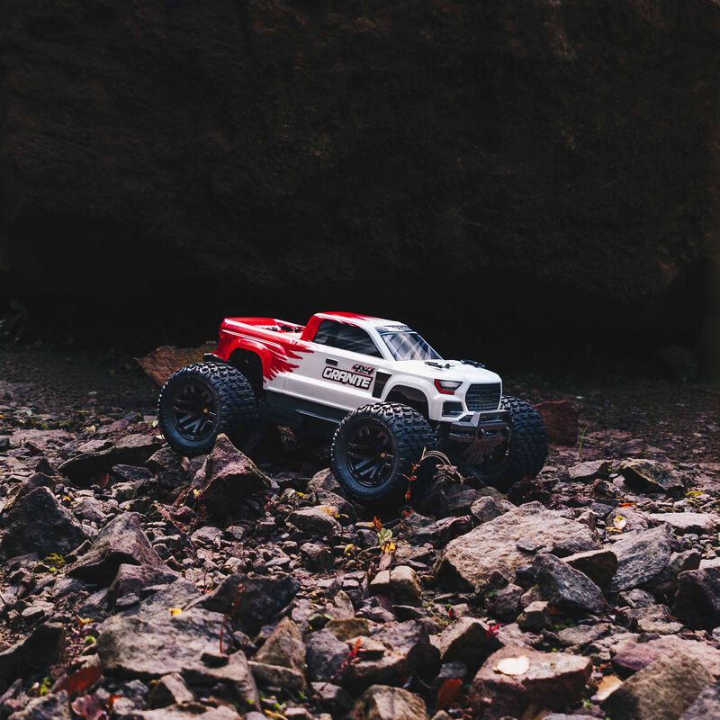 1/10 GRANITE 4X4 RTR Brushed Monster Truck (Battery & Charger Included), Red - Xtreme RC