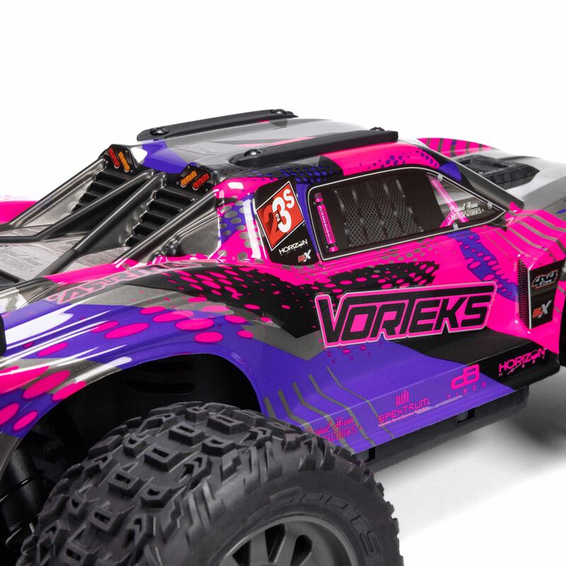 1/10 VORTEKS 4X4 223S BLX BRUSHLESS STADIUM TRUCK RTR WITH DSC, PURPLE - Xtreme RC