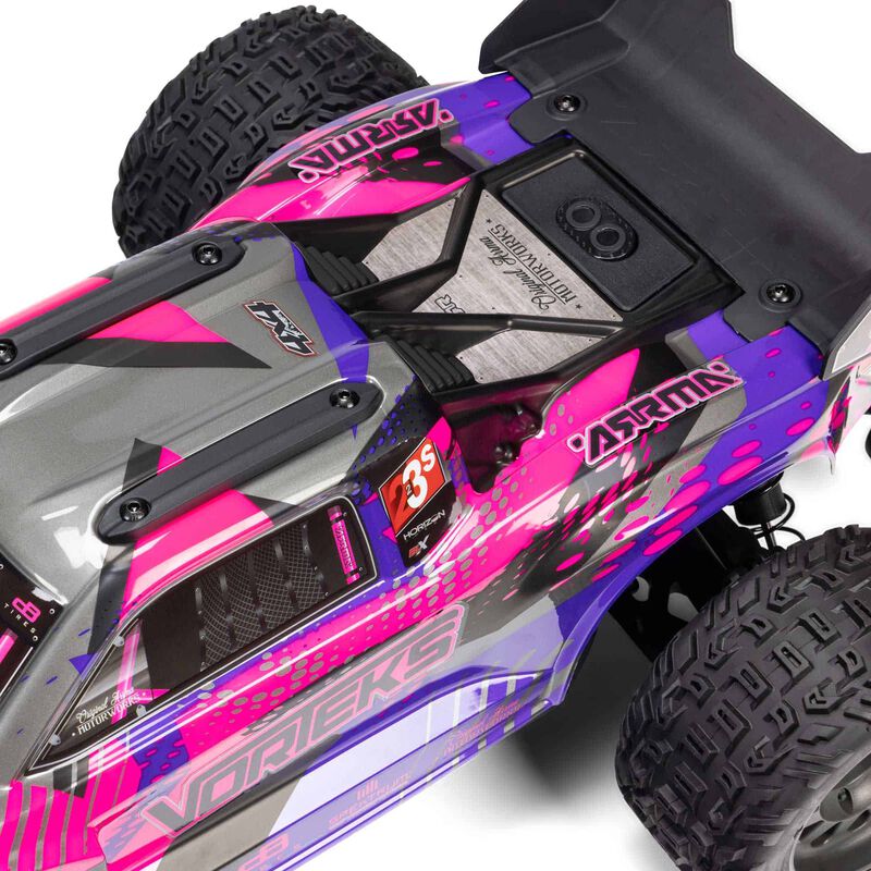 1/10 VORTEKS 4X4 223S BLX BRUSHLESS STADIUM TRUCK RTR WITH DSC, PURPLE - Xtreme RC