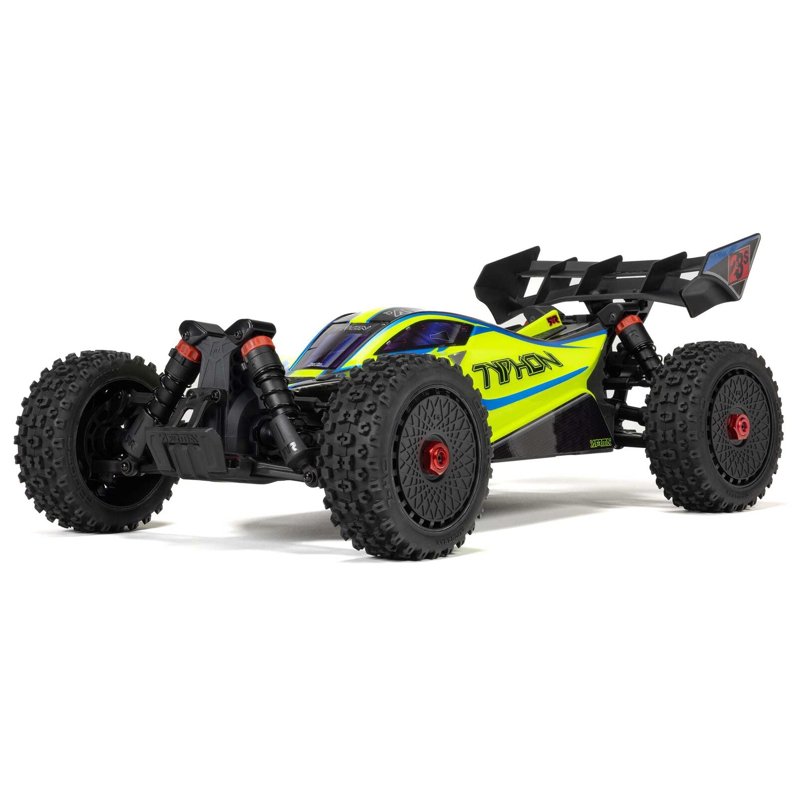 1/8 TYPHON 4X4 223S BLX BRUSHLESS BUGGY RTR WITH DSC BLUE/YELLOW - Xtreme RC