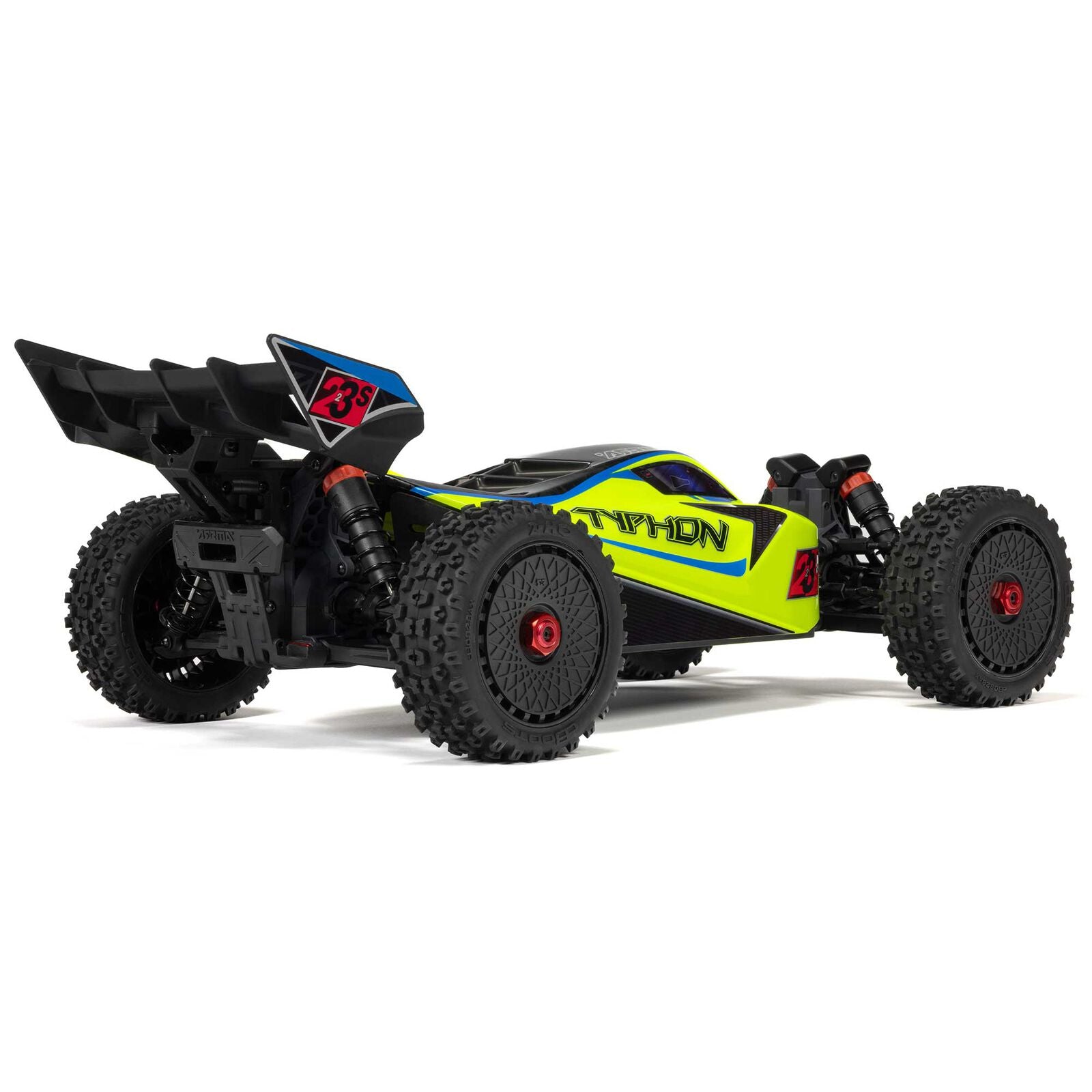 1/8 TYPHON 4X4 223S BLX BRUSHLESS BUGGY RTR WITH DSC BLUE/YELLOW - Xtreme RC