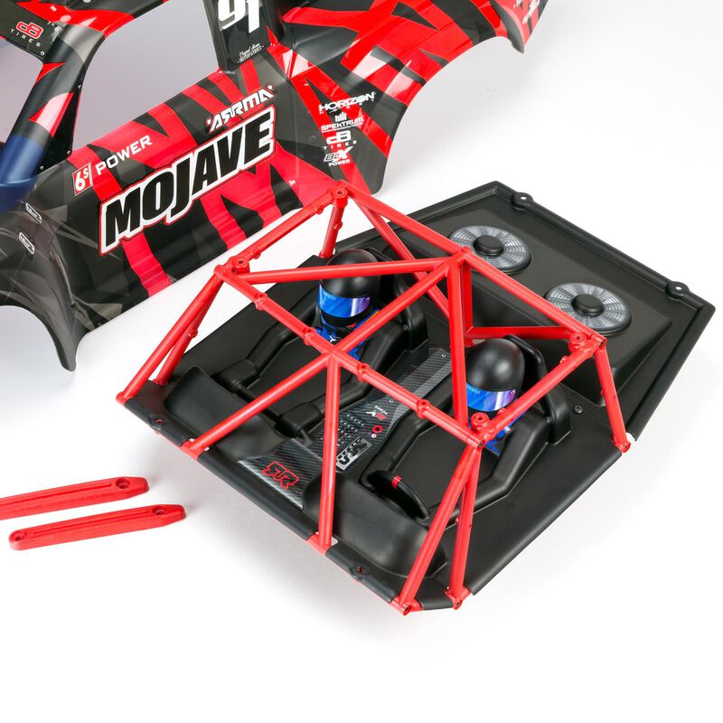 1/7 MOJAVE 6S 4X4 RTR Brushless Desert Truck, Red/Black