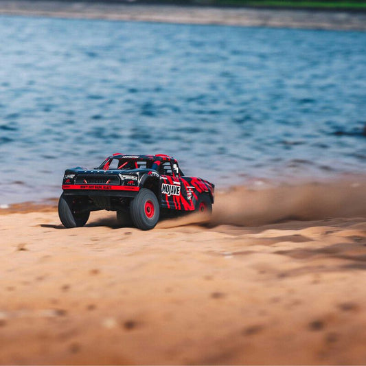 1/7 MOJAVE 6S 4X4 RTR Brushless Desert Truck, Red/Black - Xtreme RC