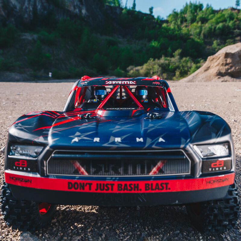 1/7 MOJAVE 6S 4X4 RTR Brushless Desert Truck, Red/Black