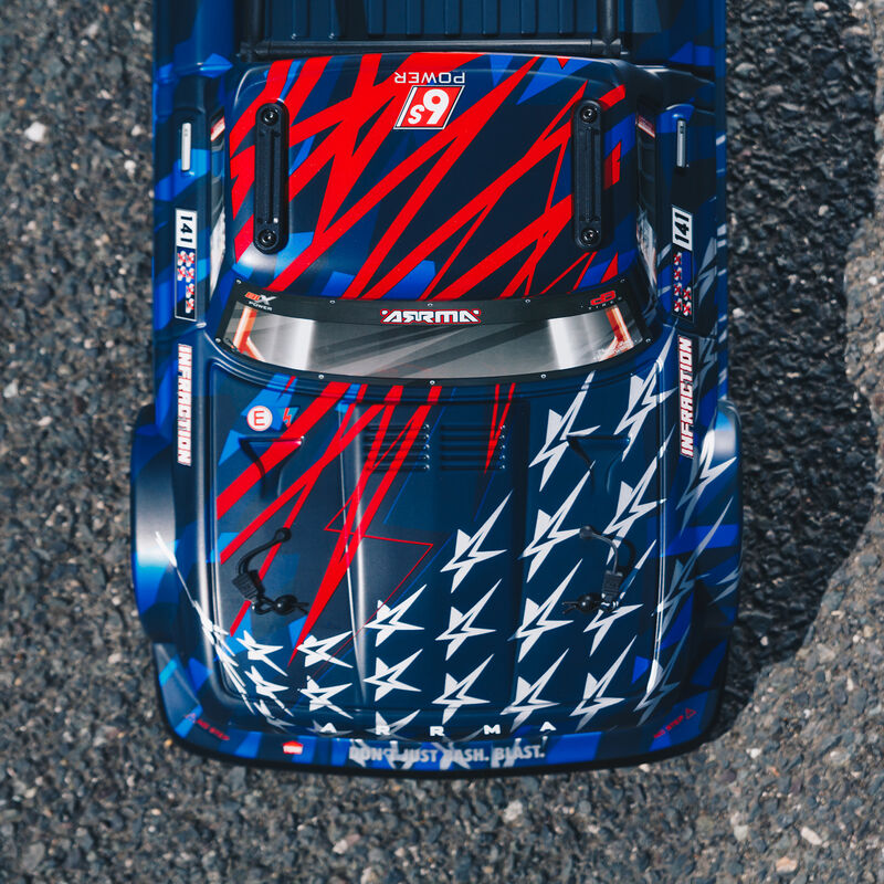 1/7 INFRACTION 6S AVC 4X4 RTR Brushless All-Road Street Bash, Blue - Xtreme RC