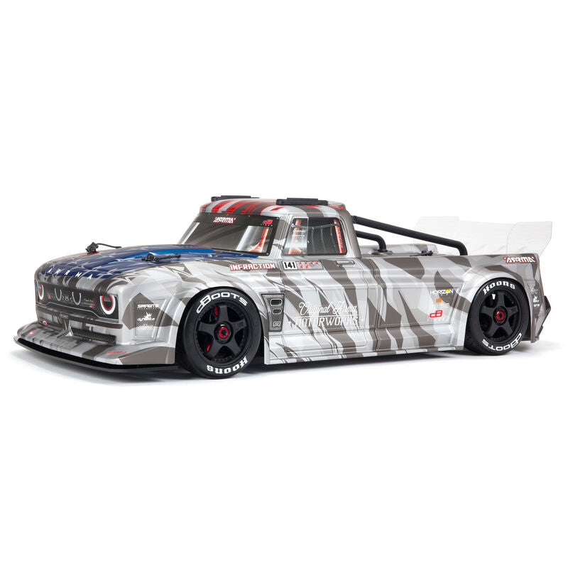 1/7 INFRACTION 6S AVC 4X4 RTR Brushless All-Road Street Bash, Silver - Xtreme RC