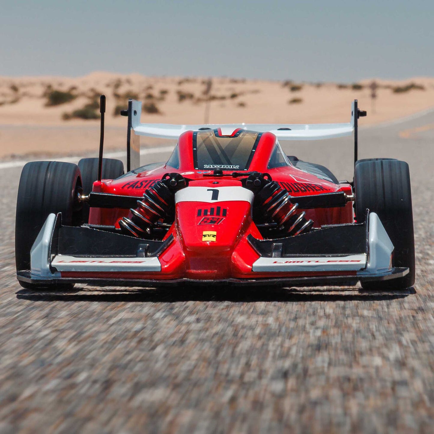 1/7 LIMITLESS 120 8S BLX SPEED MACHINE RTR w AVC, Red/Black
