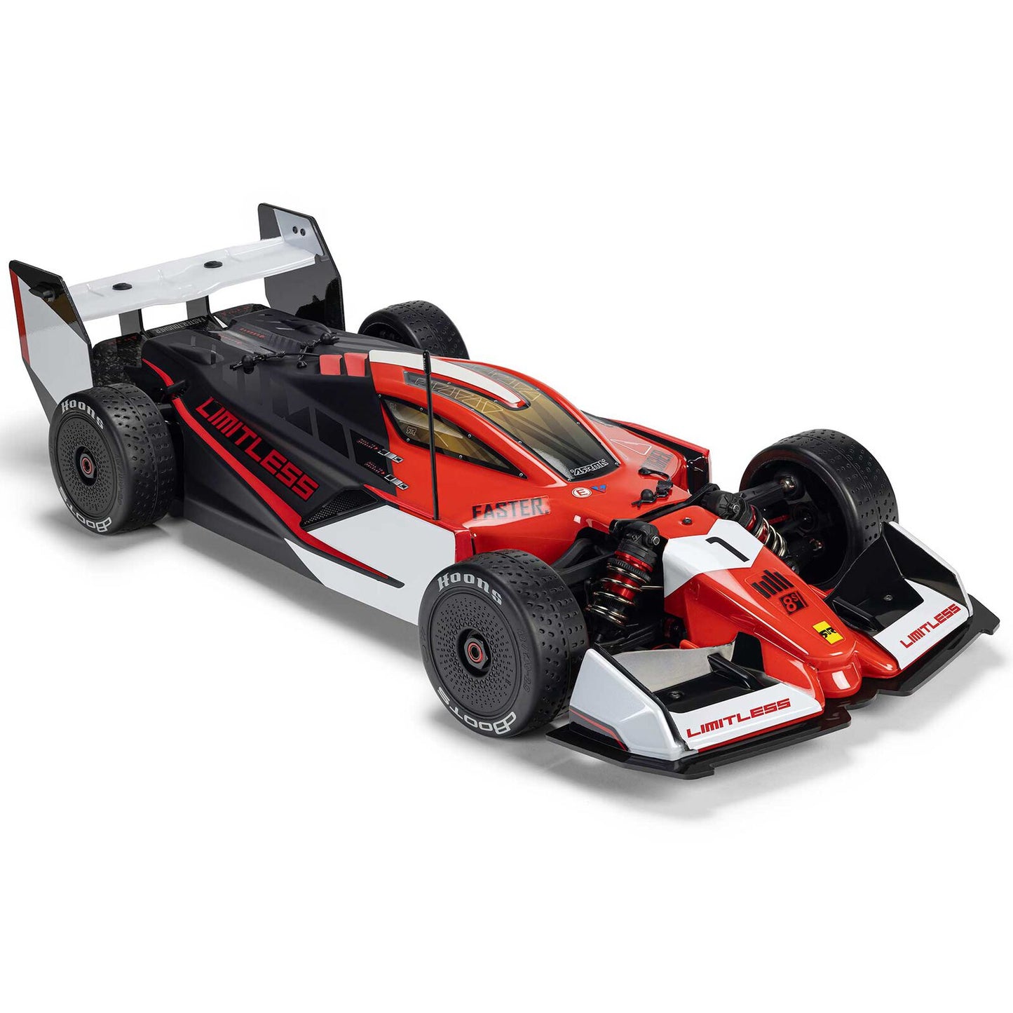 1/7 LIMITLESS 120 8S BLX SPEED MACHINE RTR w AVC, Red/Black