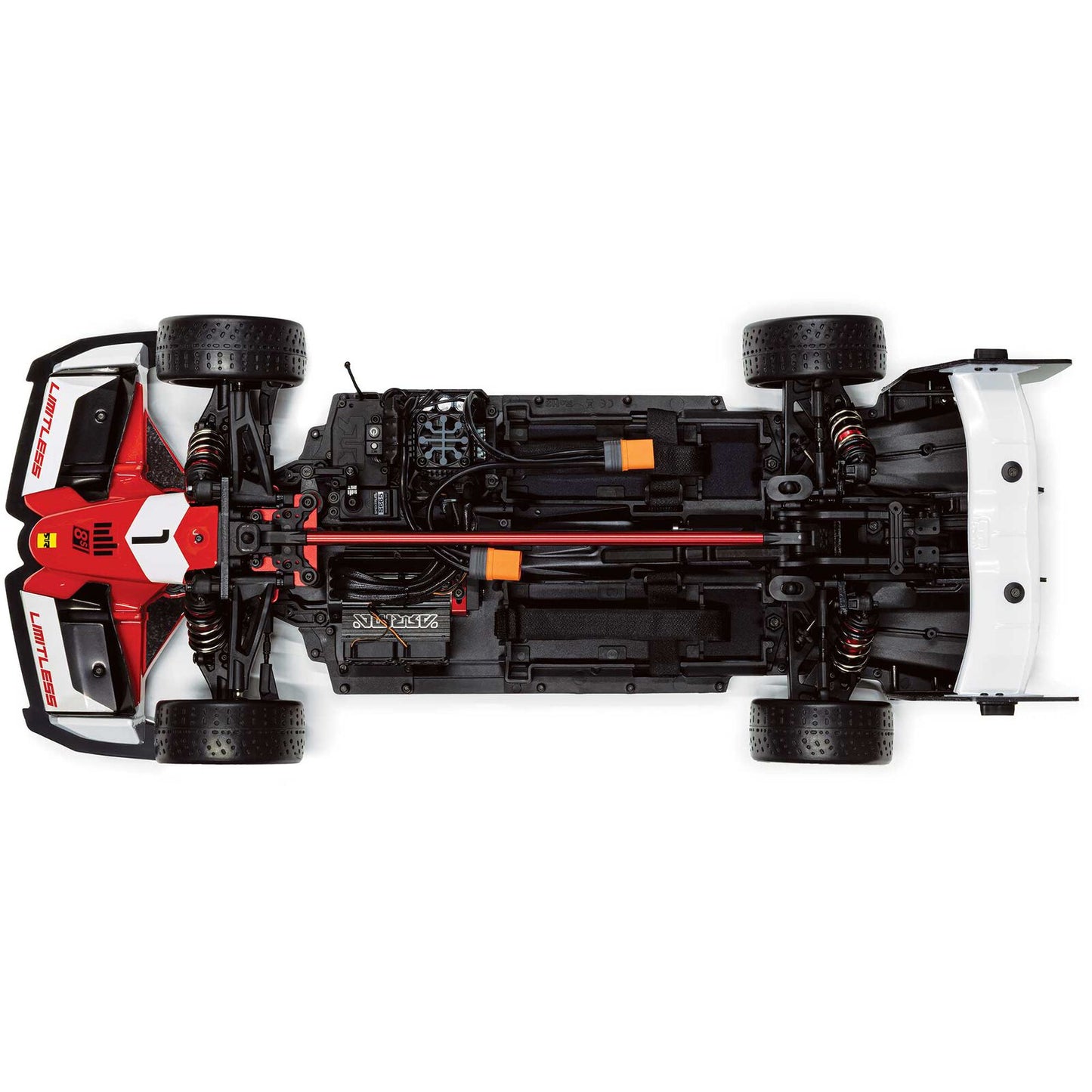 1/7 LIMITLESS 120 8S BLX SPEED MACHINE RTR w AVC, Red/Black