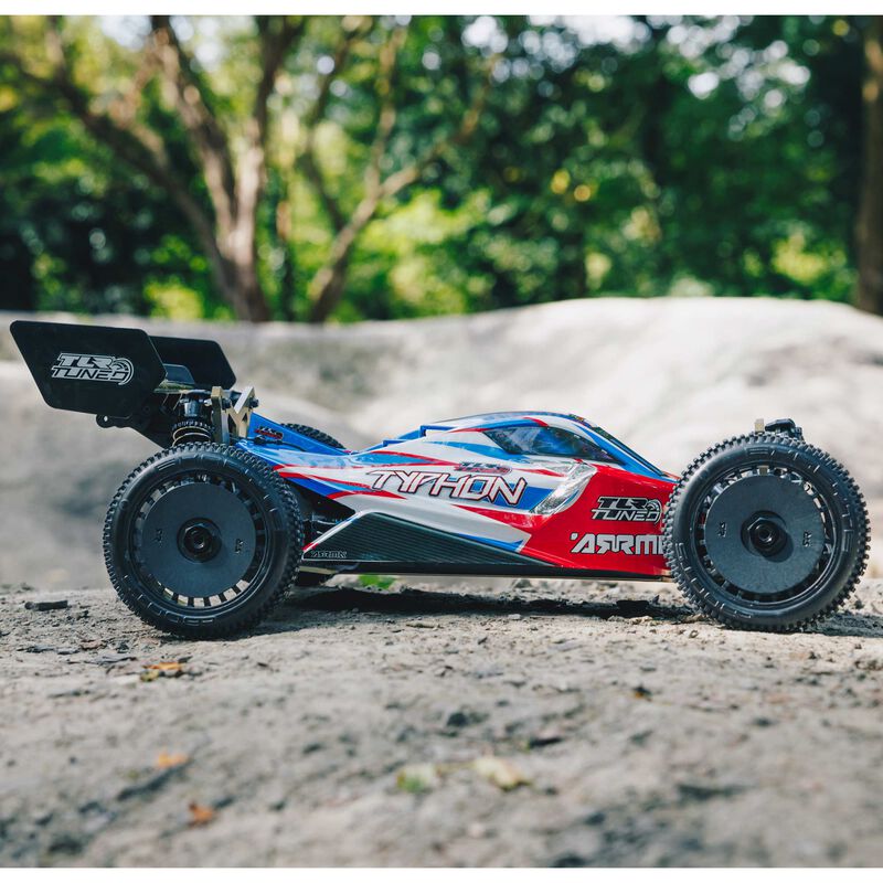 1/8 TYPHON 6S TLR Tuned 4X4 RTR Brushless Buggy, Red/Blue - Xtreme RC