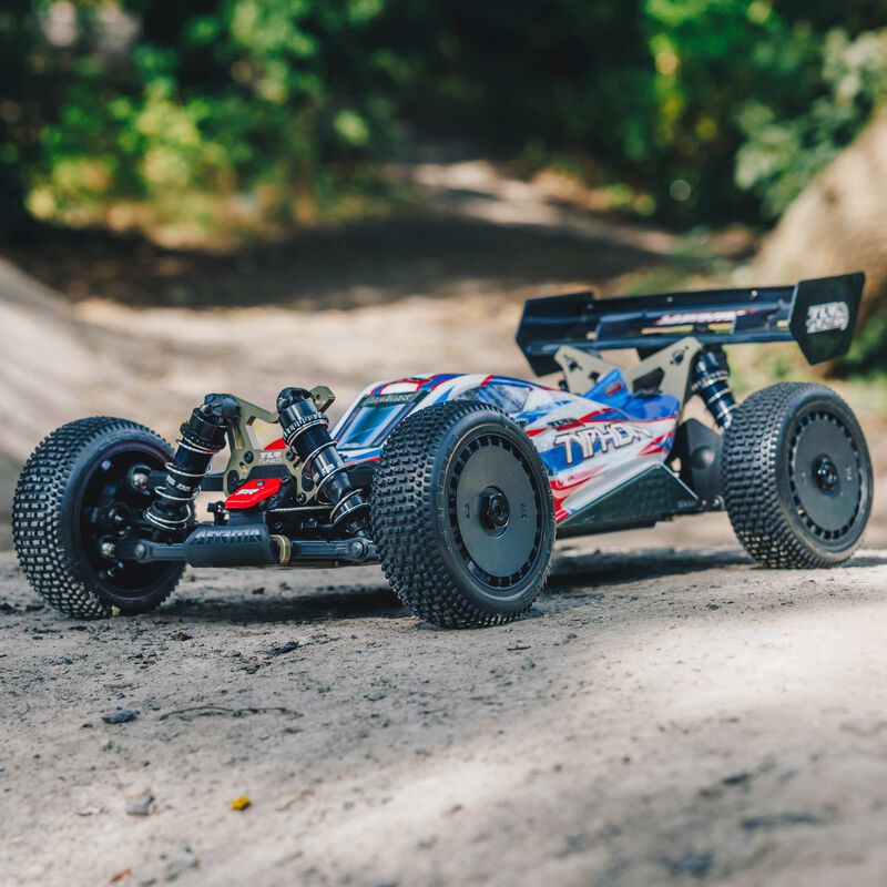 1/8 TYPHON 6S TLR Tuned 4X4 RTR Brushless Buggy, Red/Blue - Xtreme RC