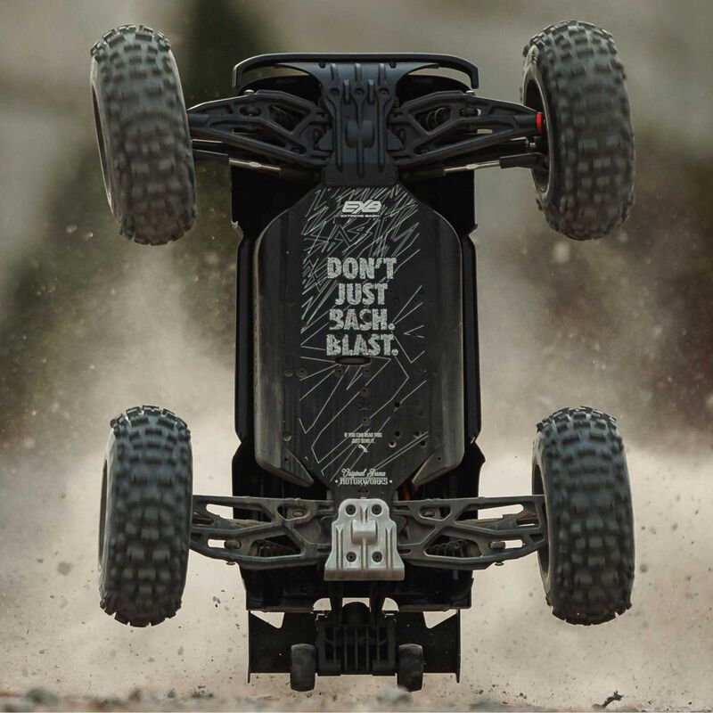 1/8 NOTORIOUS 6S 4X4 RTR Brushless Stunt Truck, Black - Xtreme RC