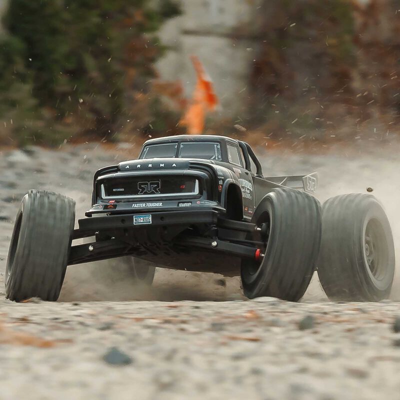 1/8 NOTORIOUS 6S 4X4 RTR Brushless Stunt Truck, Black - Xtreme RC