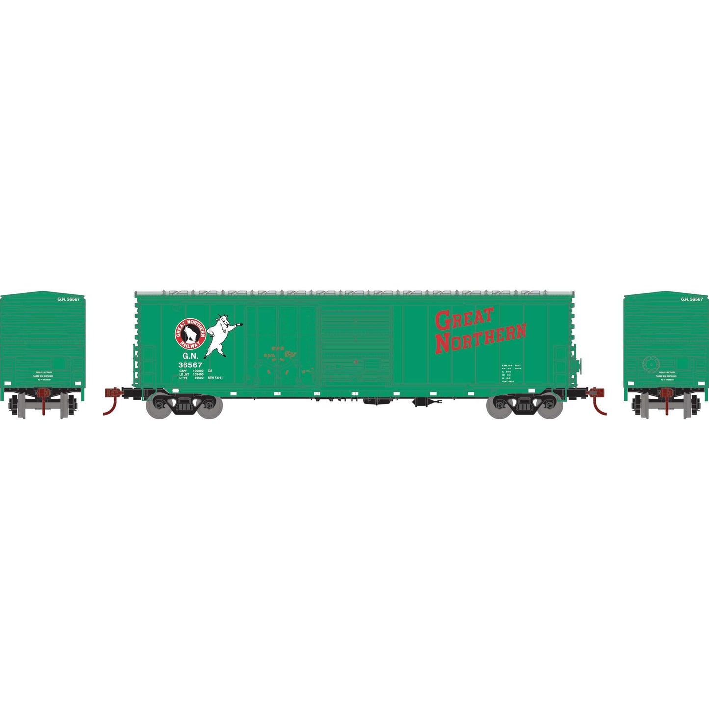 HO 50' ACF Combo Door Box Car, GN #36567