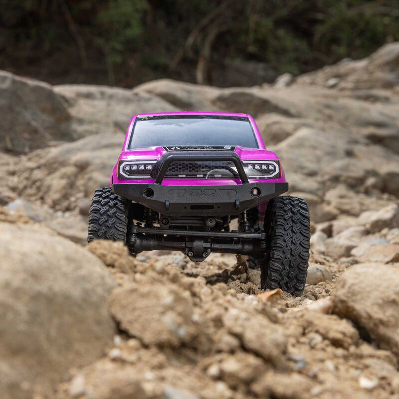 1/24 SCX24 Base Camp 4x4 Rock Crawler Brushed RTR - Pink - Xtreme RC