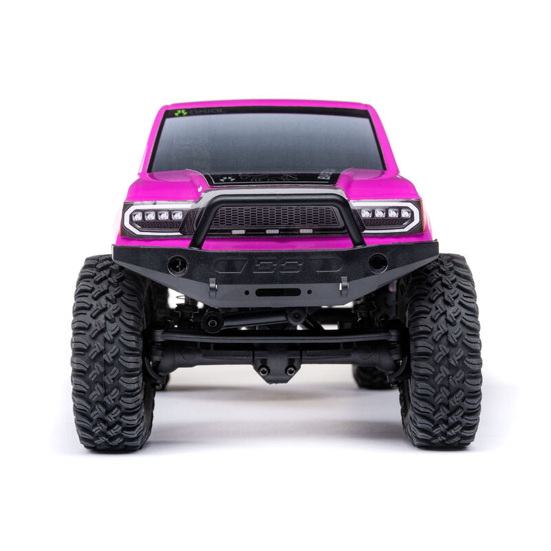 1/24 SCX24 Base Camp 4x4 Rock Crawler Brushed RTR - Pink - Xtreme RC
