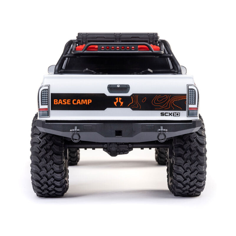 1/10 SCX10 III Base Camp 4X4 Rock Crawler Brushed RTR, White - Xtreme RC