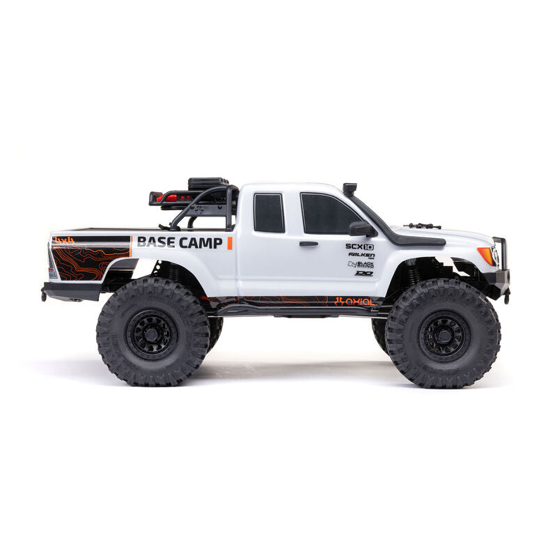 1/10 SCX10 III Base Camp 4X4 Rock Crawler Brushed RTR, White - Xtreme RC