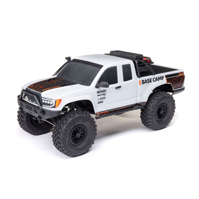 1/10 SCX10 III Base Camp 4X4 Rock Crawler Brushed RTR, White - Xtreme RC