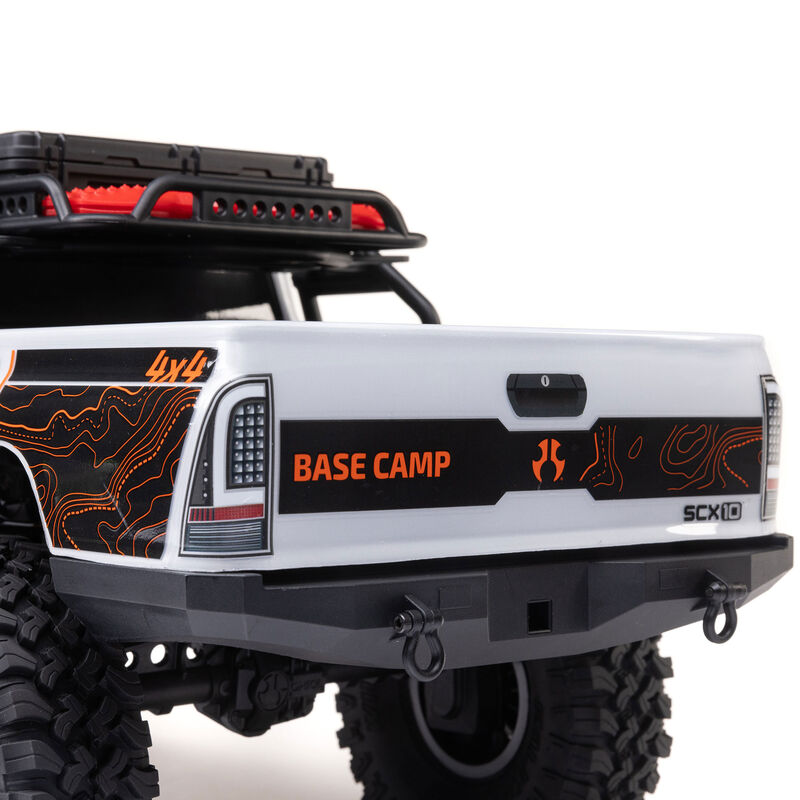 1/10 SCX10 III Base Camp 4X4 Rock Crawler Brushed RTR, White - Xtreme RC