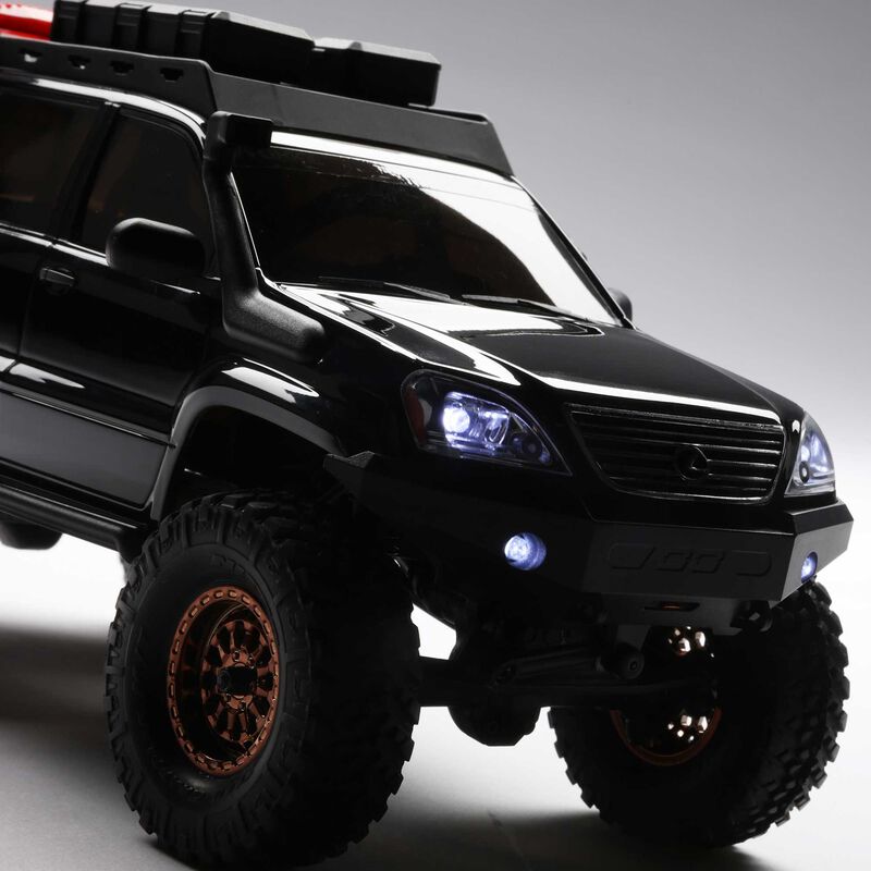 SCX24 Lexus GX 470: 1/24 4WD RTR, Black - Xtreme RC
