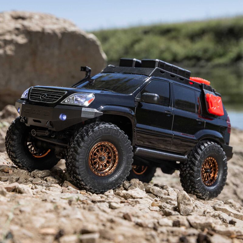SCX24 Lexus GX 470: 1/24 4WD RTR, Black - Xtreme RC