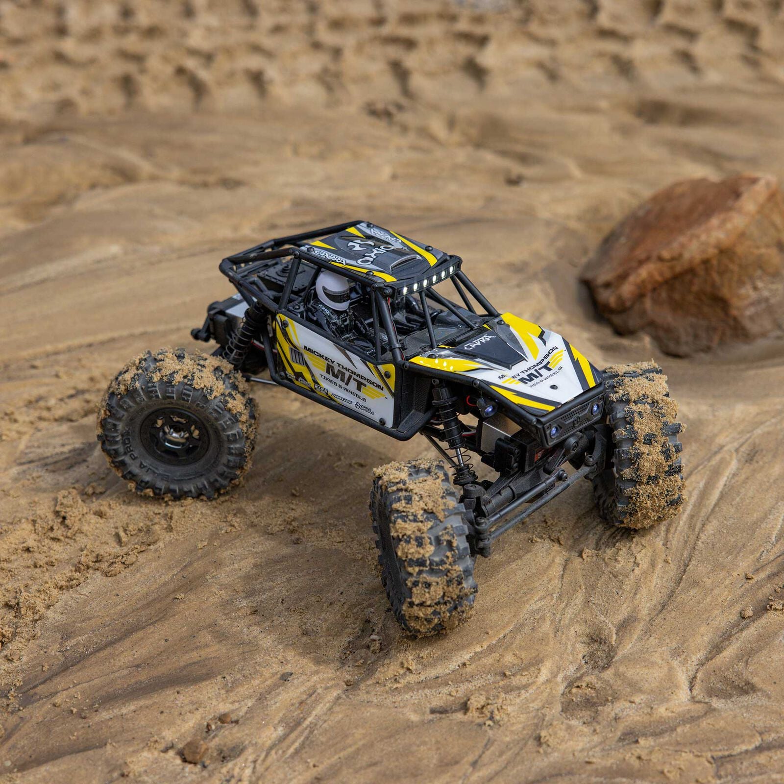 UTB18 Capra 4WS 1/18th 4x4 RTR, Yellow - Xtreme RC